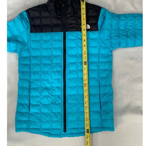 The North Face Girls- Youth Thermoball Eco Jacket TURQUOISE‎ BLUE - Picture 7 of 7